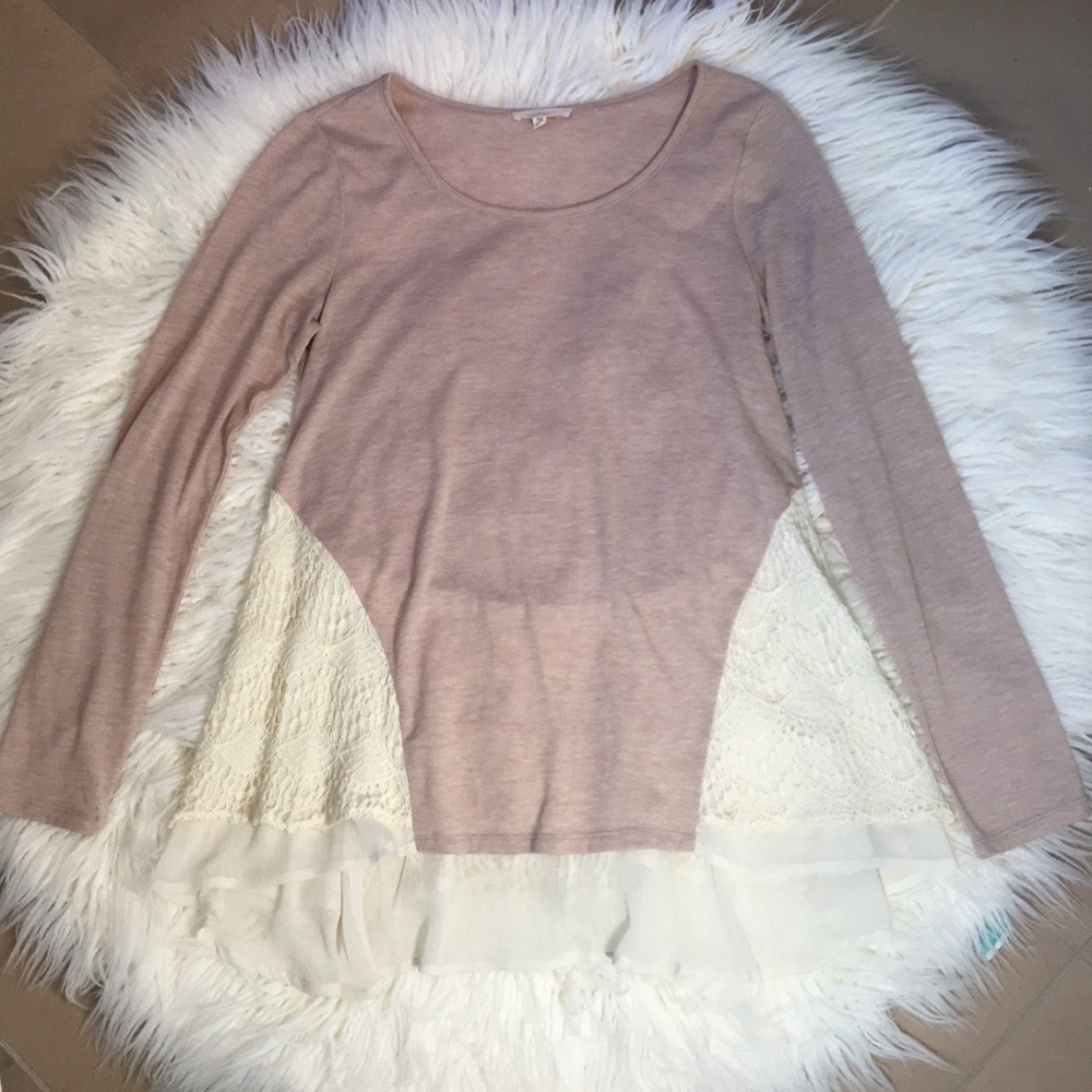 Anthropologie lace top